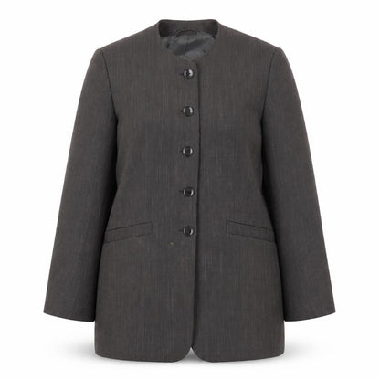 Womens UK Size 16 C&A Black Overcoat