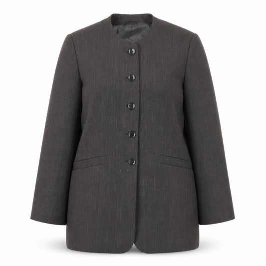 Womens UK Size 16 C&A Black Overcoat