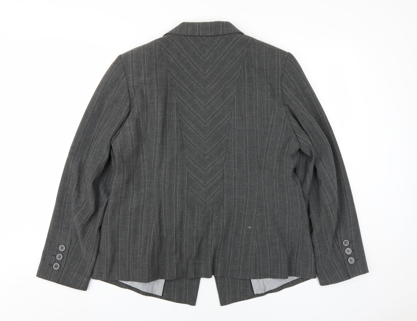 Marks and Spencer Grey Pinstripe Women's Jacket