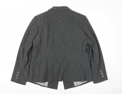 Marks and Spencer Grey Pinstripe Women's Jacket