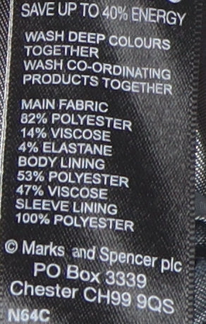 Marks and Spencer Grey Pinstripe Women's Jacket