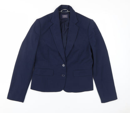 Marks and Spencer Women's Blue Suit Jacket Size 12