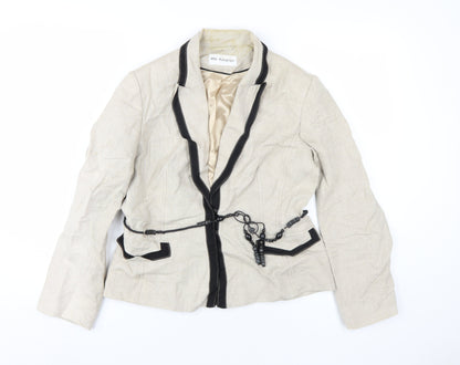 Marks and Spencer Women’s Beige Linen Blazer Size 12