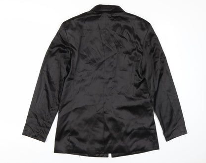 Womens UK Size 2XS H&M Black Basic Jacket