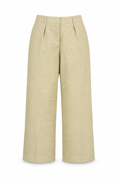 Womens UK Size 6 ASOS DESIGN Classic Fit Dress Pants Beige Trousers