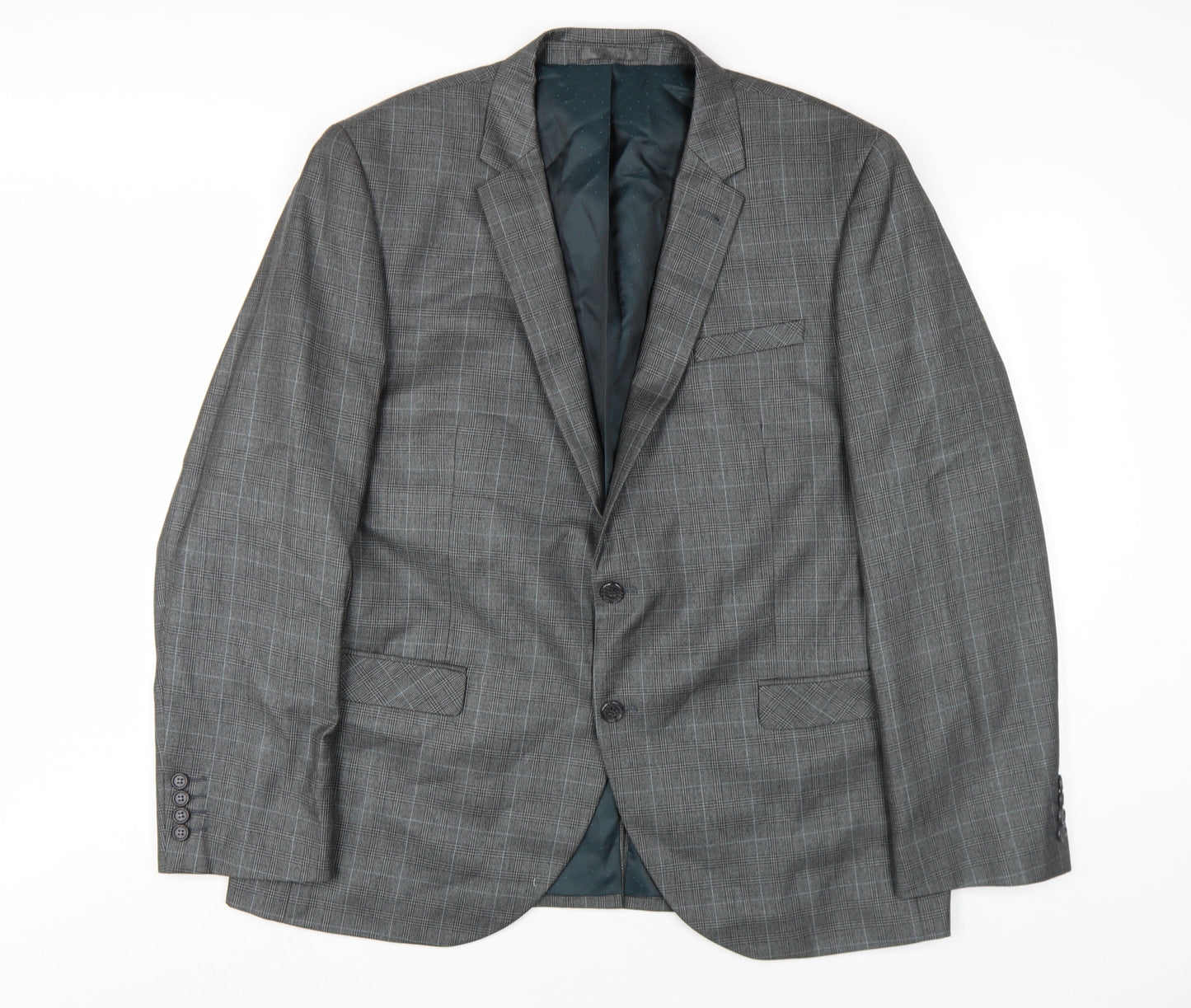 Mens UK Size 46 NEXT Regular Grey Suit Jacket