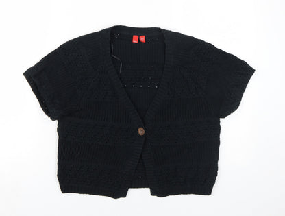 Womens UK Size L Esprit Black Cardigan Jumper