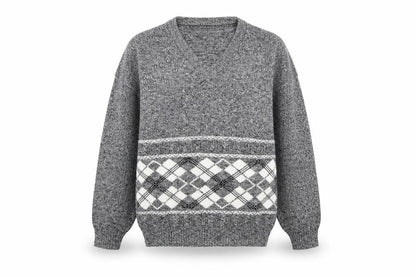 Mens UK Size M Menswear Grey Pullover Jumper