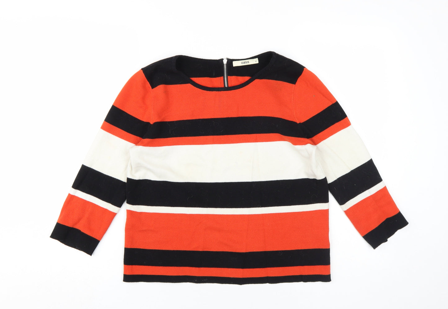 Womens UK Size M Oasis Multicoloured Pullover Jumper