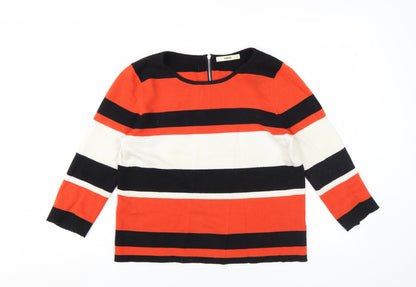 Womens UK Size M Oasis Multicoloured Pullover Jumper