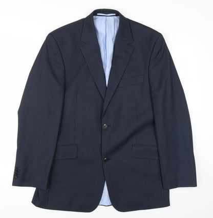 Mens UK Size 40 Daniel Hechter Regular Blue Suit Jacket