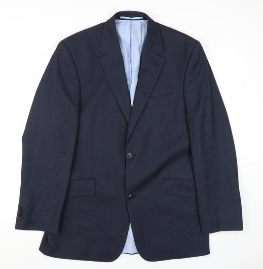 Mens UK Size 40 Daniel Hechter Regular Blue Suit Jacket