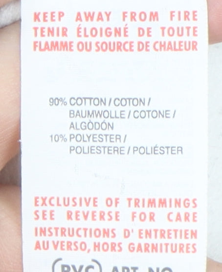 Puma Women's White Full Zip High Neck Sweatshirt UK 12