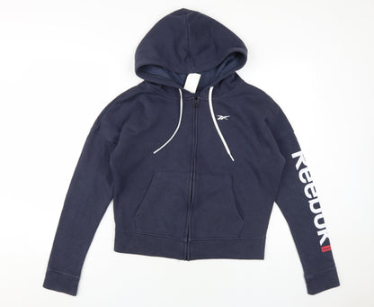 Reebok Women's Blue XS Full Zip Hoodie