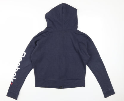 Reebok Women's Blue XS Full Zip Hoodie