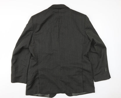 Mens UK Size 44 Marks and Spencer Regular Green Suit Jacket