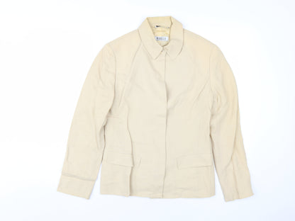Womens UK Size 8 Marella Beige Basic Jacket