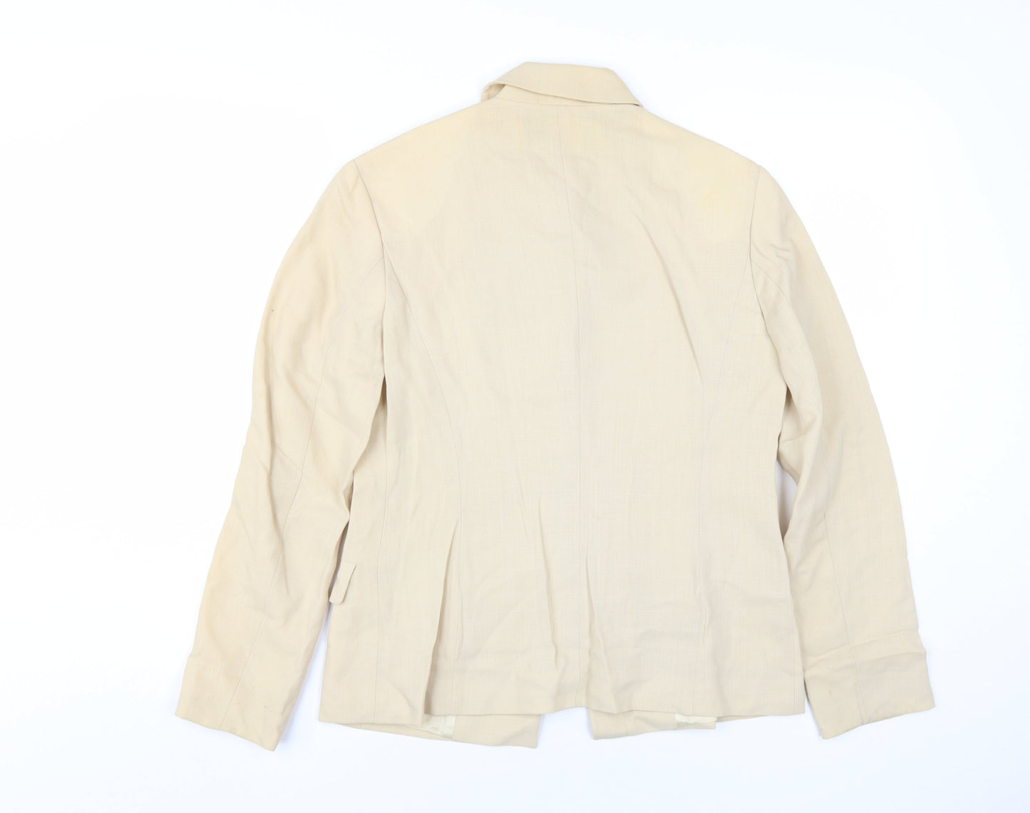 Womens UK Size 8 Marella Beige Basic Jacket