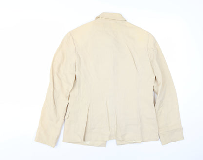 Womens UK Size 8 Marella Beige Basic Jacket