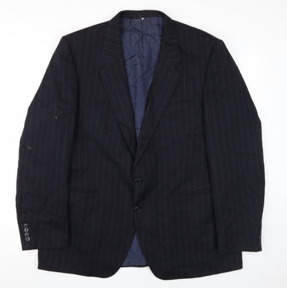 Mens UK Size 46 Mr Harry Regular Black Suit Jacket