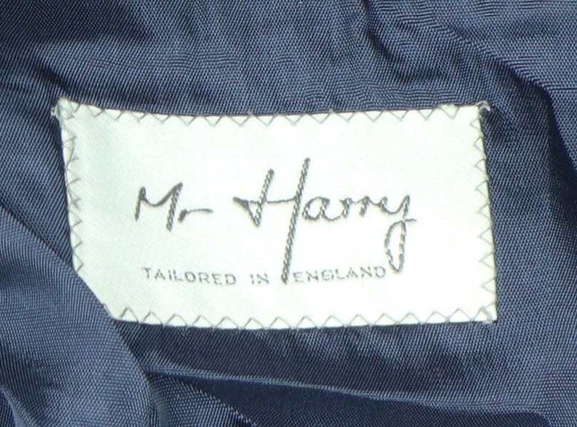 Mens UK Size 46 Mr Harry Regular Black Suit Jacket
