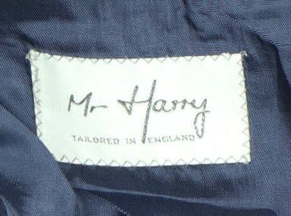 Mens UK Size 46 Mr Harry Regular Black Suit Jacket