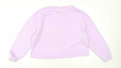 Womens UK Size 16-18 Disney Purple Pullover Sweatshirt