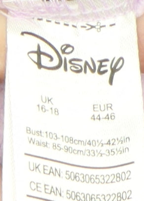 Womens UK Size 16-18 Disney Purple Pullover Sweatshirt