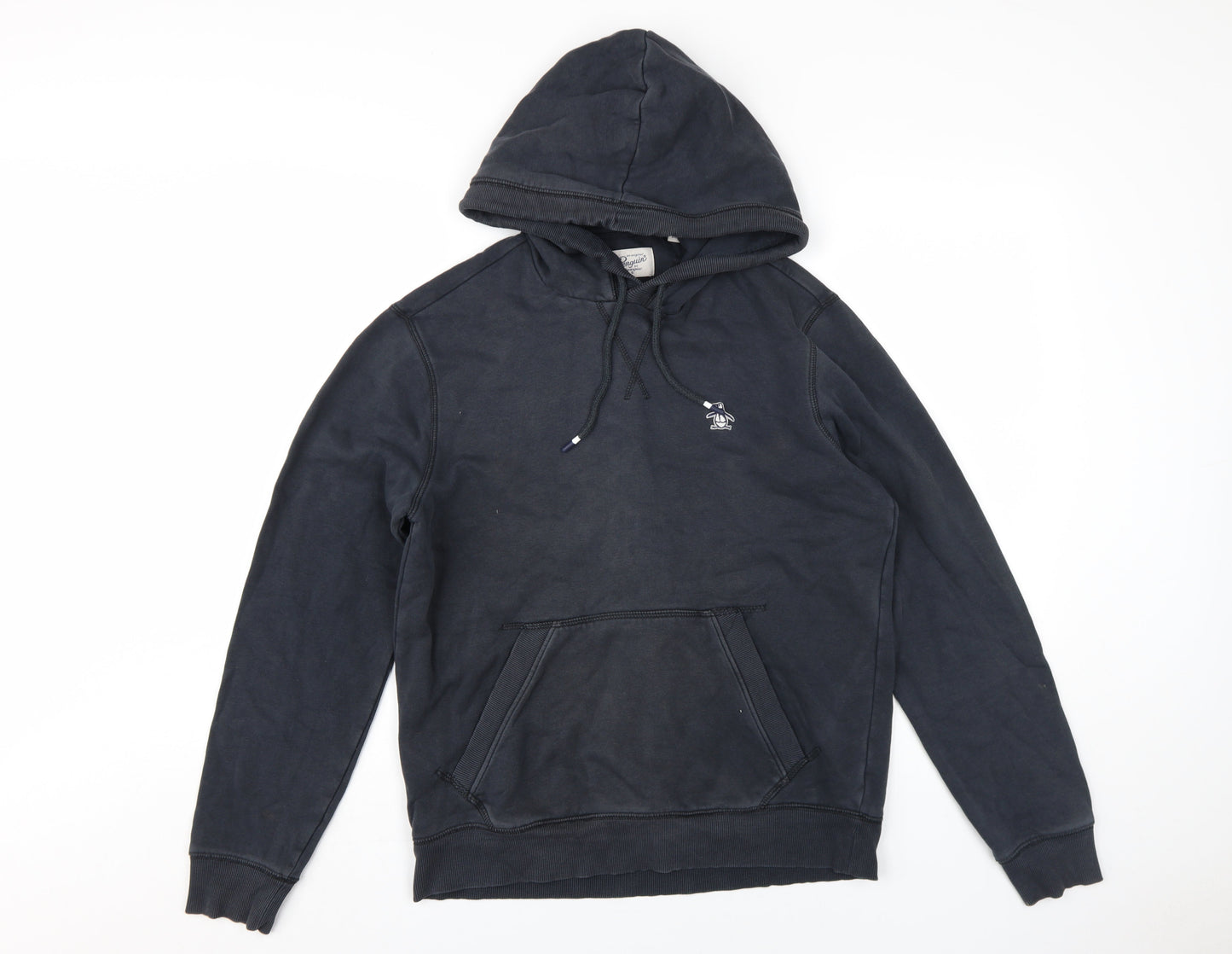 Mens UK Size S Original Penguin Black Pullover Hoodie
