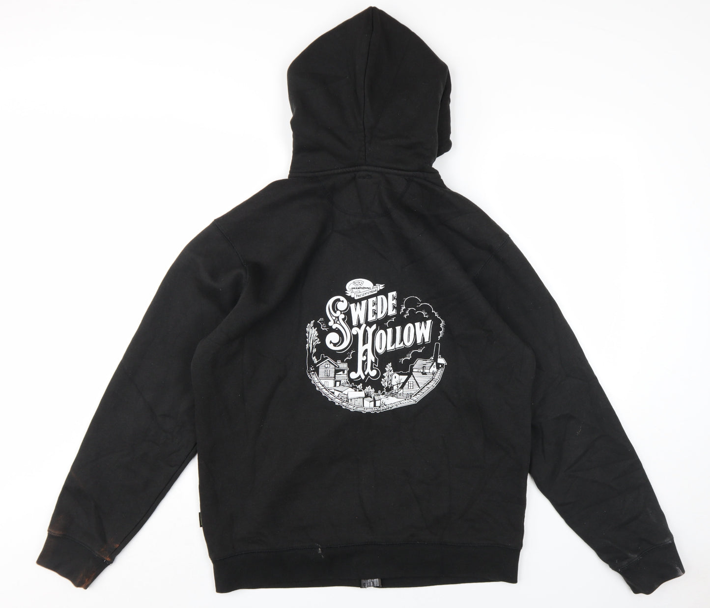 North Pro Men's Black Full Zip Hoodie L