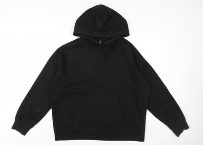 Additional front view of Nobody's Child Women's Black Pullover Hoodie -, size L