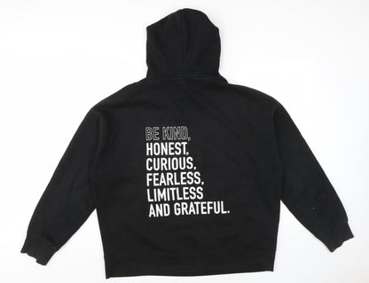 Back view of Nobody's Child Women's Black Pullover Hoodie -, size L