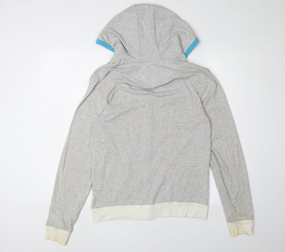 Nanny State Grey Hooded Cardigan M Unisex Adults