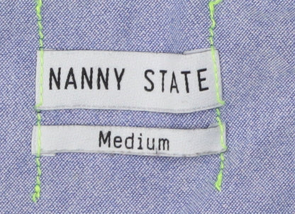 Nanny State Grey Hooded Cardigan M Unisex Adults