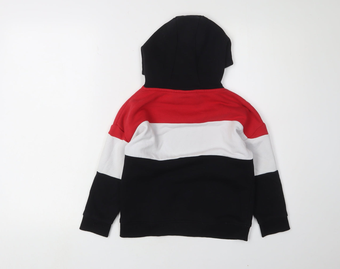 NBA Boys Black Red White Pullover Hoodie 5-6 Years