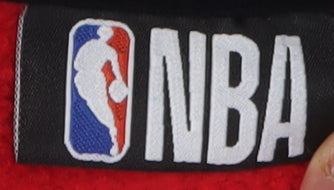 NBA Boys Black Red White Pullover Hoodie 5-6 Years