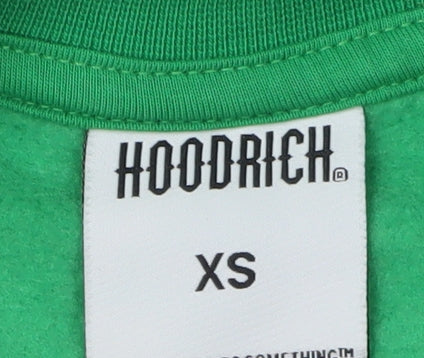 Mens UK Size XS Hoodrich Green Pullover Sweatshirt