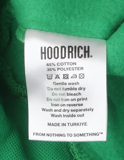 Mens UK Size XS Hoodrich Green Pullover Sweatshirt
