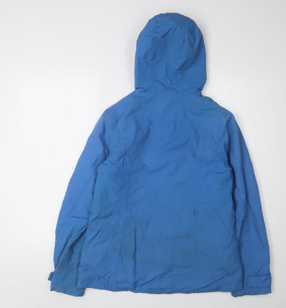 Womens UK Size 8 Seasalt Cornwall Blue Rain Coat