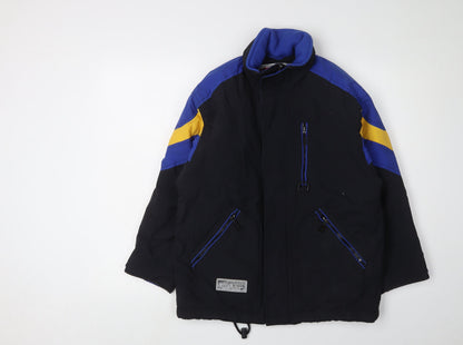 Trespass Boys Black Ski Jacket Age 9-10 Insulated Hooded