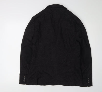 Mens UK Size 36 Zara Regular Black Suit Jacket