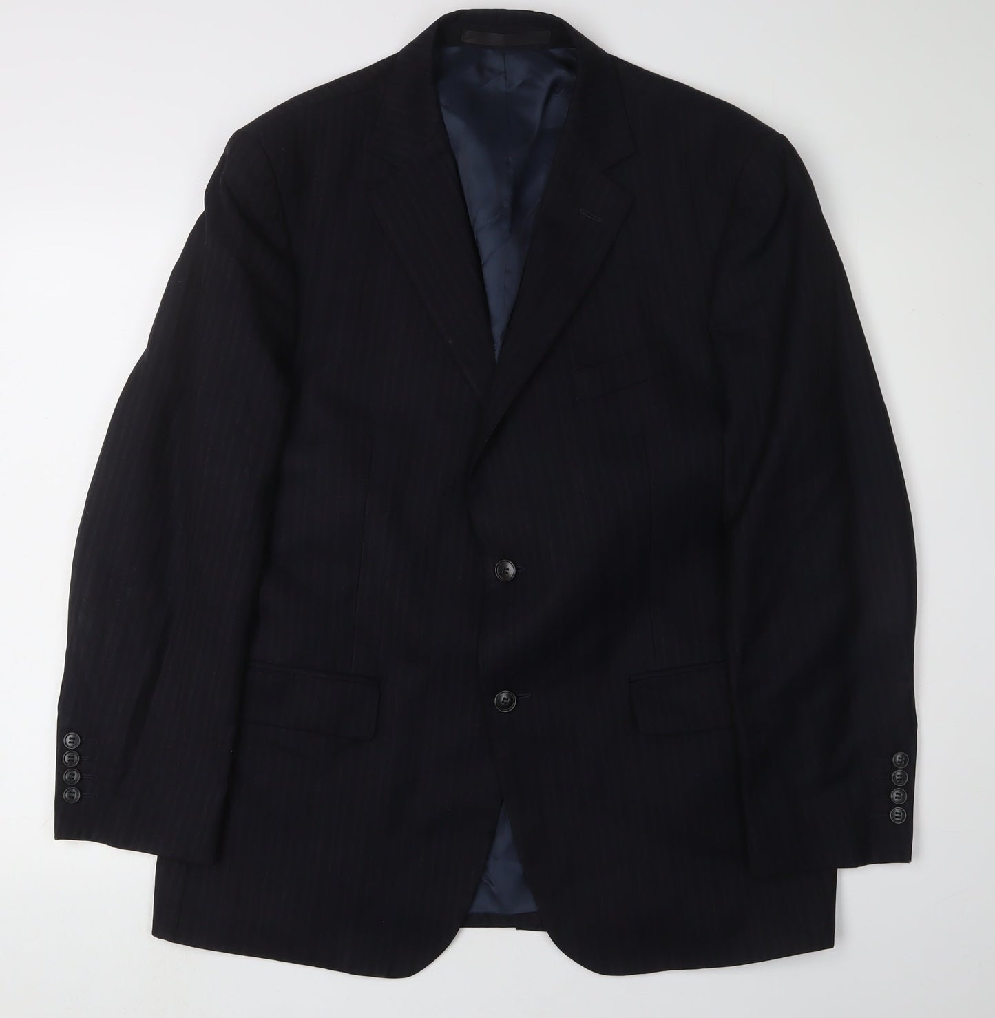 Mens UK Size 42 Marks and Spencer Regular Navy Suit Jacket