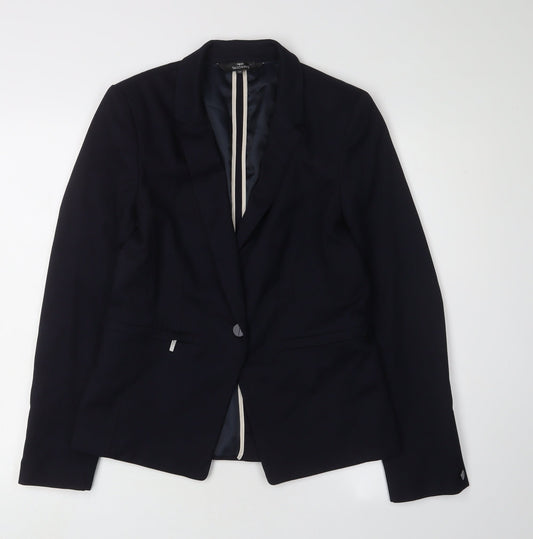 Next Women's Black Suit Jacket UK 10 Regular Fit