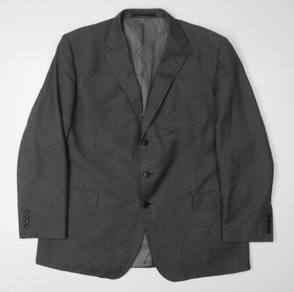 Marks and Spencer Men's Grey Blazer 48R, Business