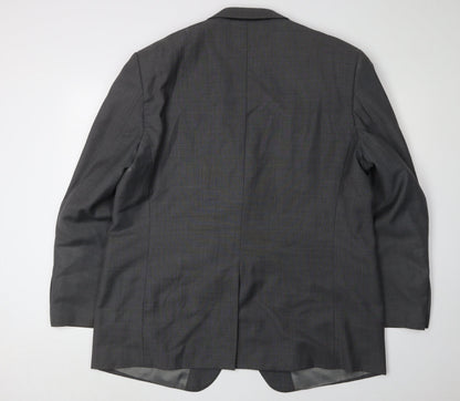 Marks and Spencer Men's Grey Blazer 48R, Business