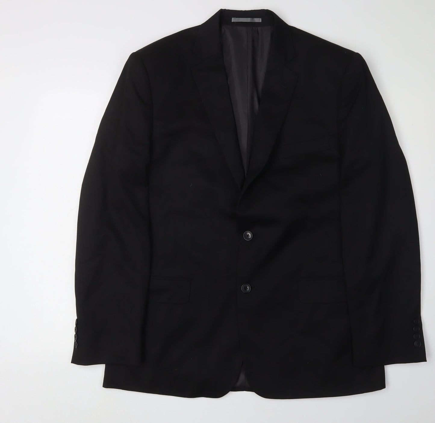 Mens UK Size 42 Marks and Spencer Regular Black Suit Jacket