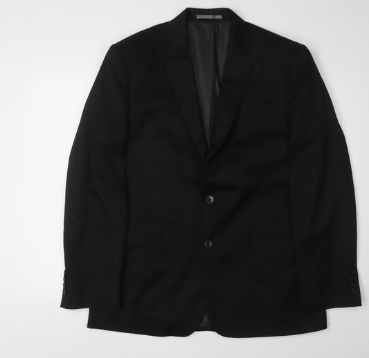 Mens UK Size 42 Marks and Spencer Regular Black Suit Jacket