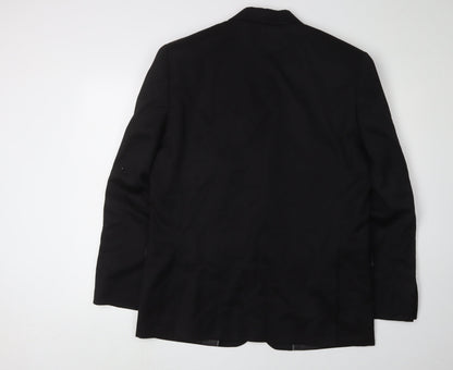 Mens UK Size 42 Marks and Spencer Regular Black Suit Jacket