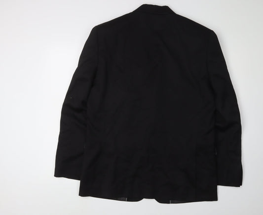 Mens UK Size 42 Marks and Spencer Regular Black Suit Jacket