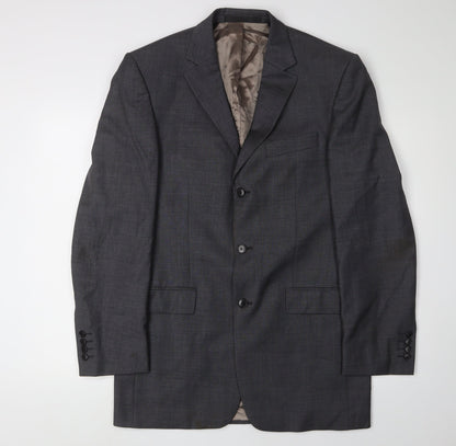 Mens UK Size 38 Marks and Spencer Regular Black Suit Jacket